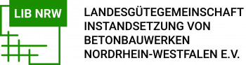 Logo Landesgütegemeinschaft Instandsetzung von Betonbauwerken Nordrhein-Westfalen e.V.  (LIB NRW)